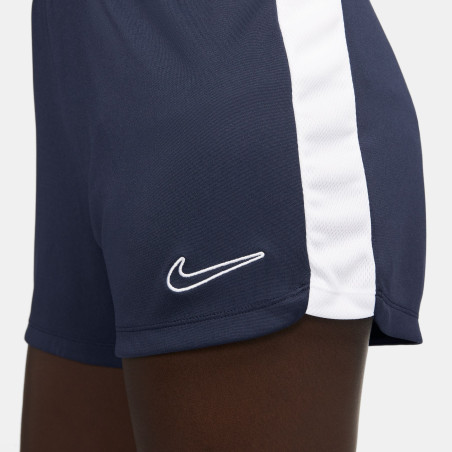 Short entraînement Femme Nike Dri-FIT Academy bleu blanc