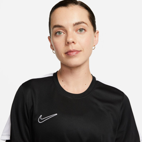 Maillot entraînement Femme Nike Dri-Fit Academy noir blanc