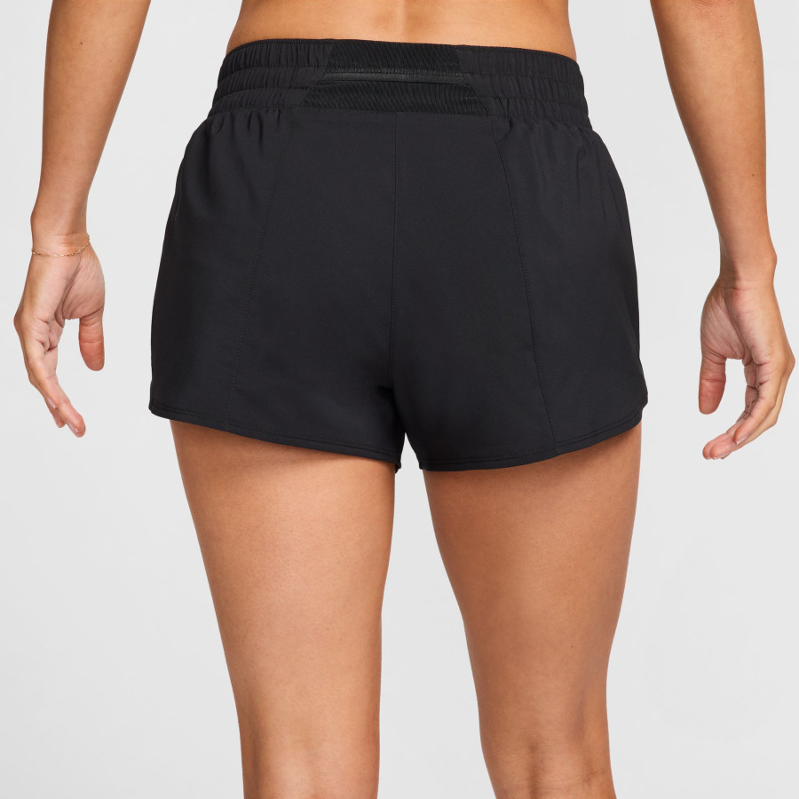 Short entraînement Femme Nike One noir blanc 