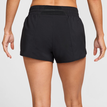Short entraînement Femme Nike One noir blanc 