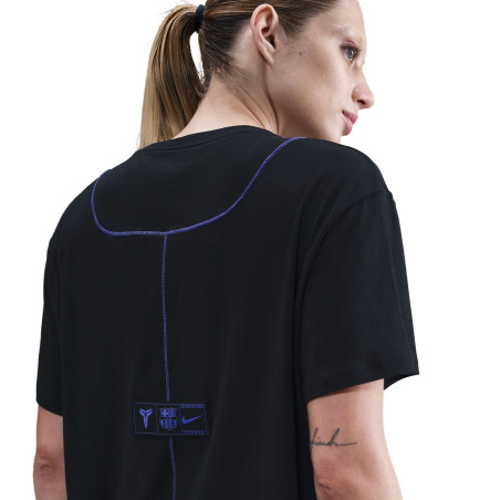 T-shirt Femme FC Barcelone noir violet