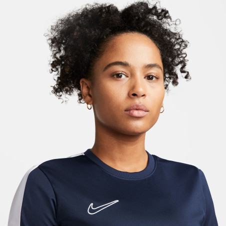 Maillot entraînement Femme Nike Academy bleu blanc