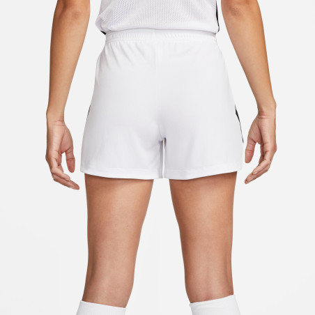 Short entraînement Femme Nike Dri-Fit blanc noir