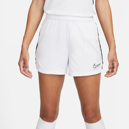 Short entraînement Femme Nike Dri-Fit blanc noir