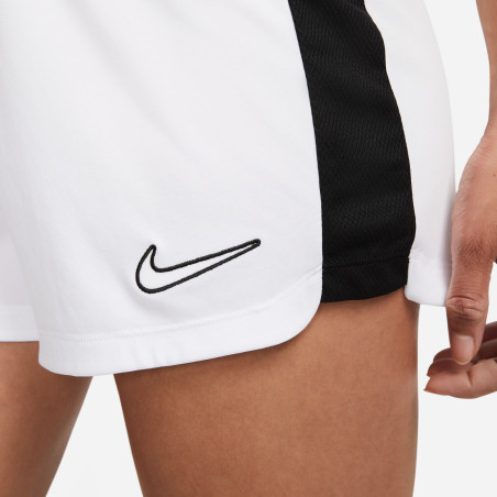 Short entraînement Femme Nike Dri-Fit blanc noir