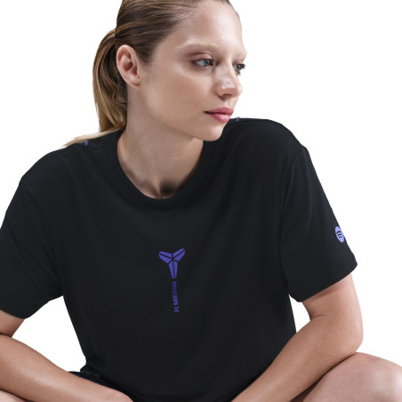 T-shirt Femme FC Barcelone noir violet
