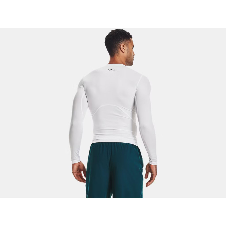 Sous maillot manches longues Under Armour blanc