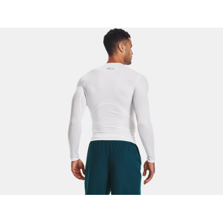 Sous maillot manches longues Under Armour blanc
