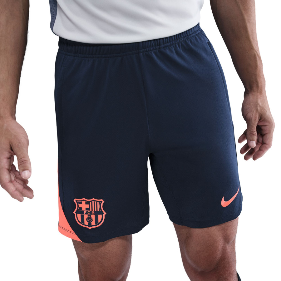 Short entraînement FC Barcelone Strike bleu orange
