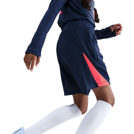 Short entraînement junior FC Barcelone Strike bleu orange