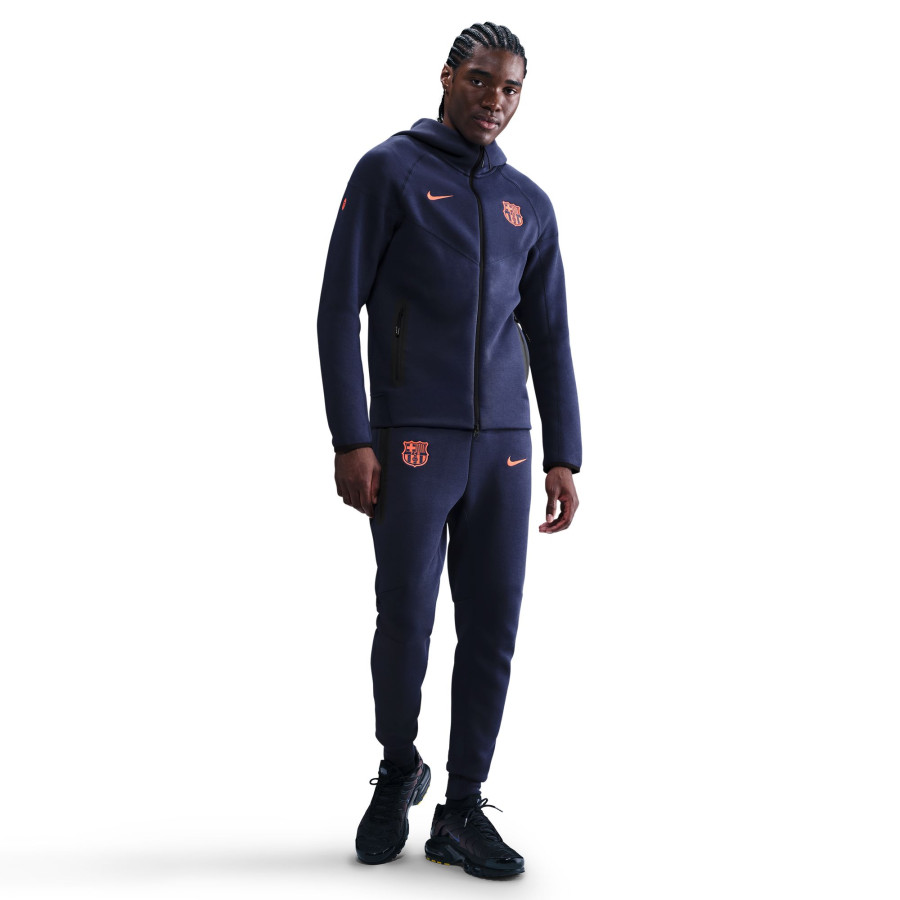 Pantalon survêtement FC Barcelone TechFleece bleu orange