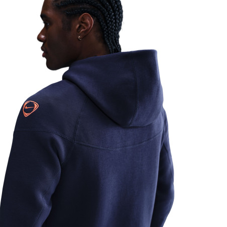 Veste survêtement FC Barcelone TechFleece bleu orange