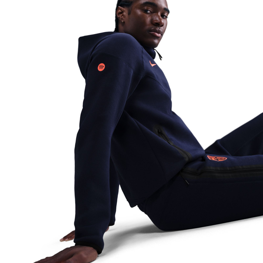 Veste survêtement FC Barcelone TechFleece bleu orange