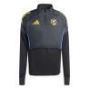 Sweat zippé Manchester United hiver gris