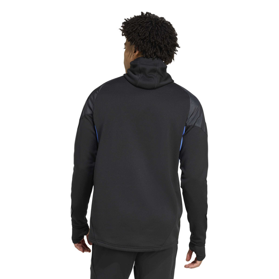 Sweat zippé Manchester United hiver gris