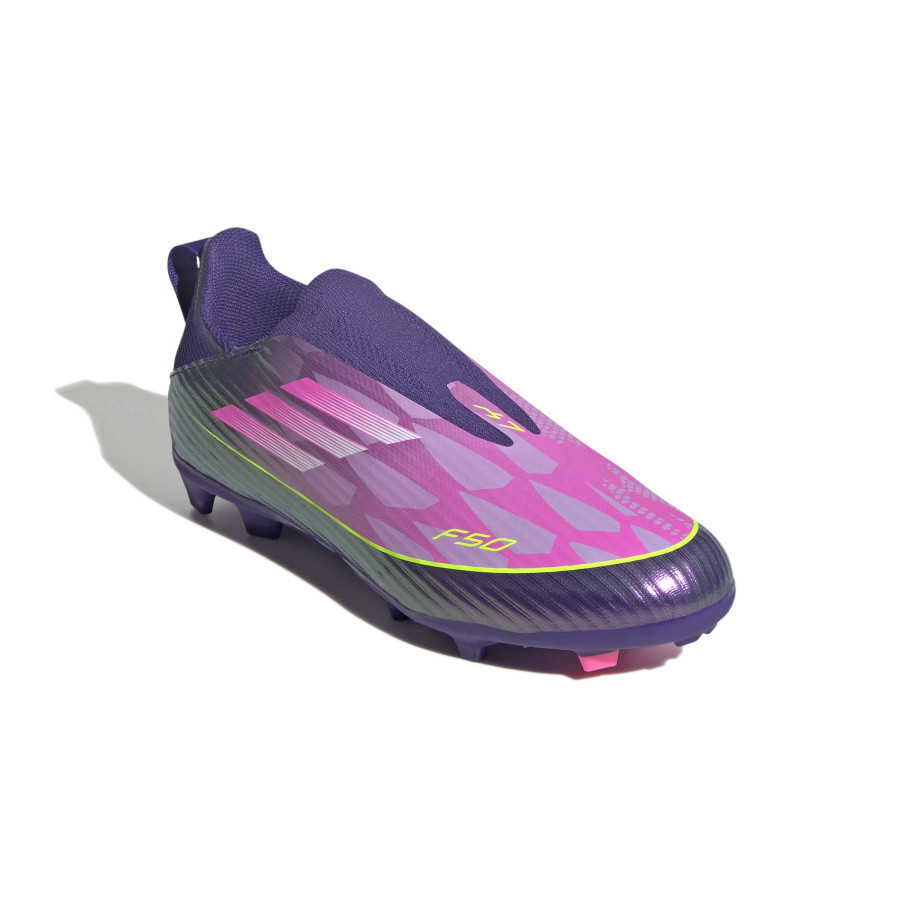 adidas F50 Lamine Yamal League junior LaceLess FG/MG violet