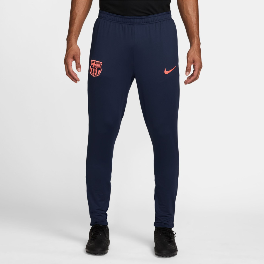 Pantalon survêtement FC Barcelone Strike bleu orange