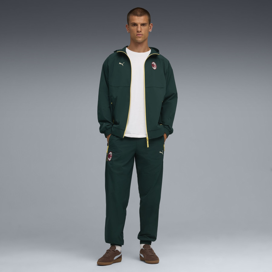Veste survêtement Milan AC PUMATECH Woven vert