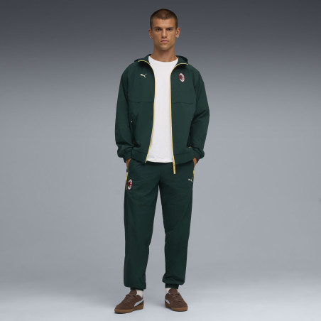 Veste survêtement Milan AC PUMATECH Woven vert