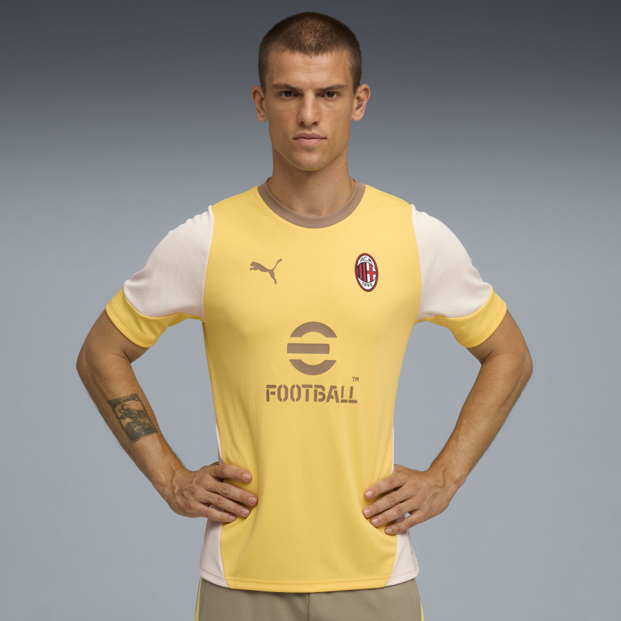 Maillot entraînement Milan AC jaune