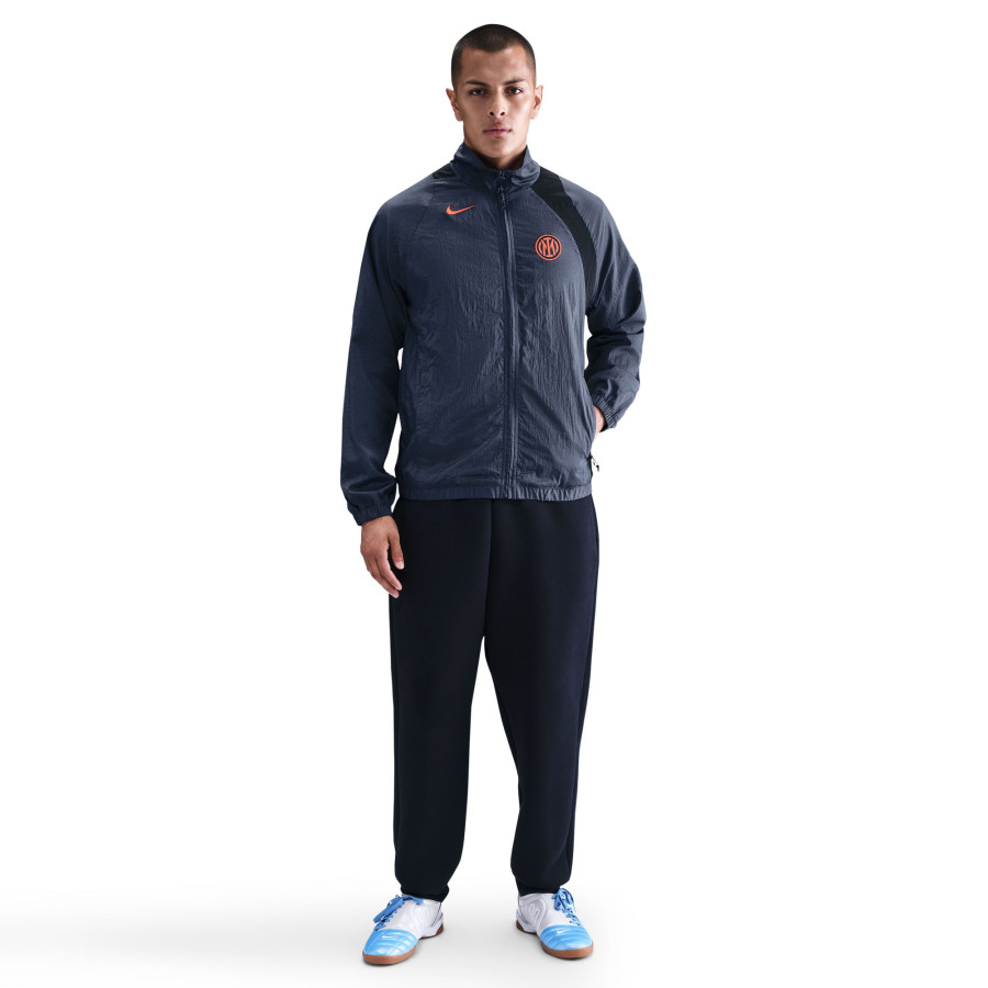 Veste survêtement Inter Milan Woven GX gris