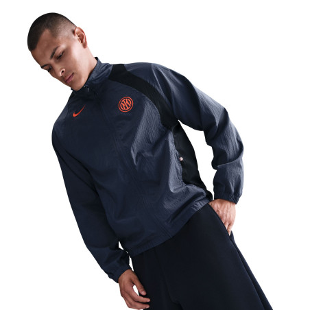 Veste survêtement Inter Milan Woven GX gris
