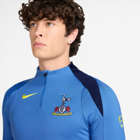 Sweat zippé Tottenham Strike bleu