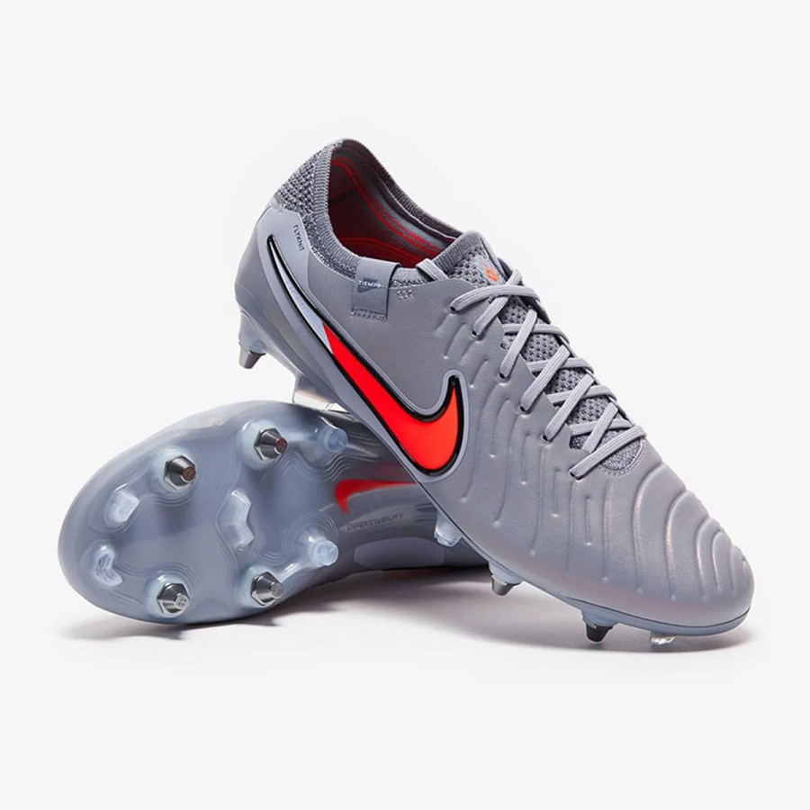 Nike Tiempo Legend 10 Elite SG-PRO gris rouge
