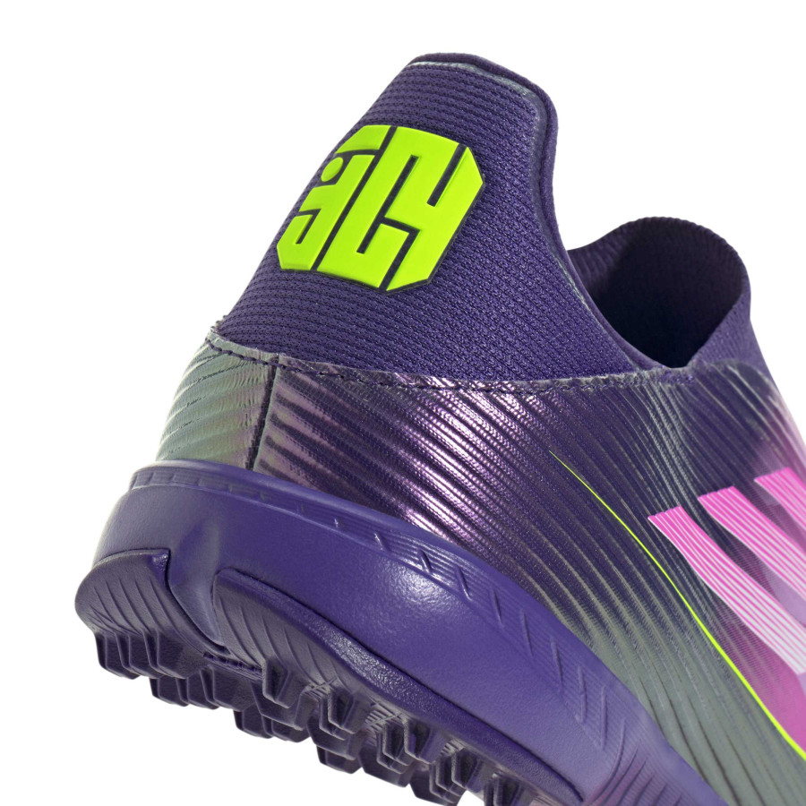 adidas F50 Lamine Yamal League LaceLess turf violet