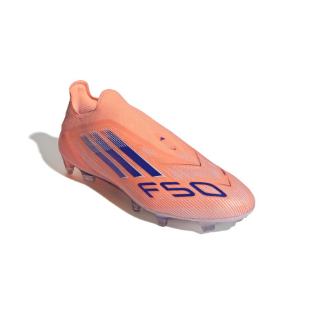adidas F50 LaceLess Elite FG orange bleu