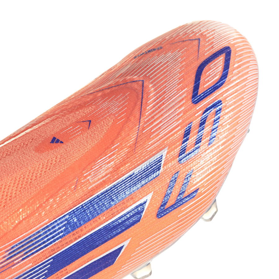 adidas F50 LaceLess Elite FG orange bleu