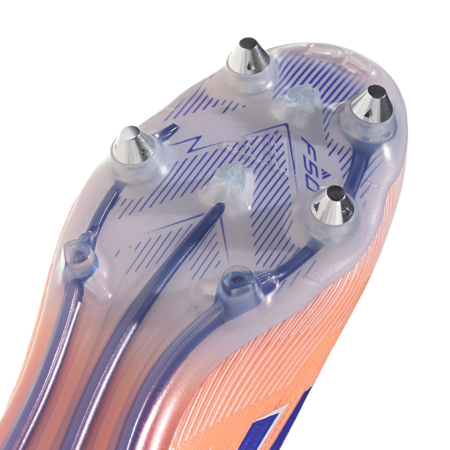 adidas F50 LaceLess Elite SG orange bleu