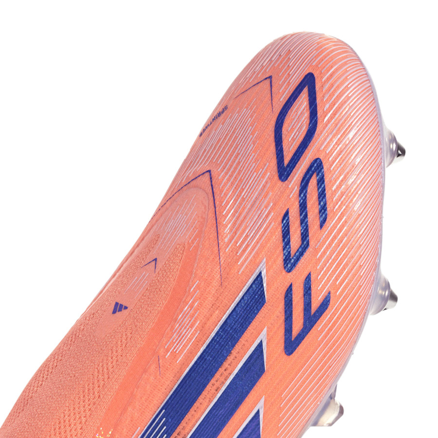 adidas F50 LaceLess Elite SG orange bleu