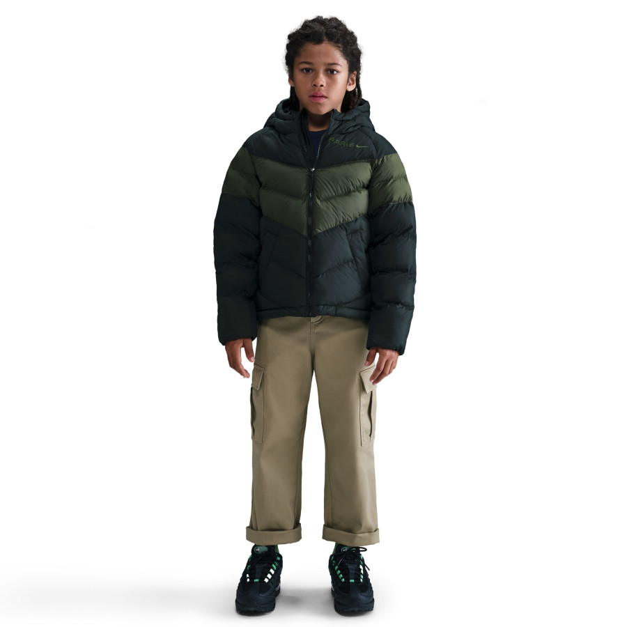 Doudoune junior PSG noir vert