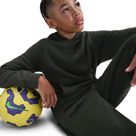 Pantalon survêtement junior PSG molleton vert