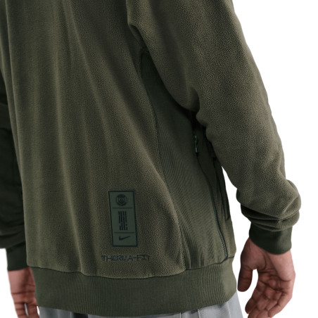Sweat zippé PSG Therma-Fit polaire vert