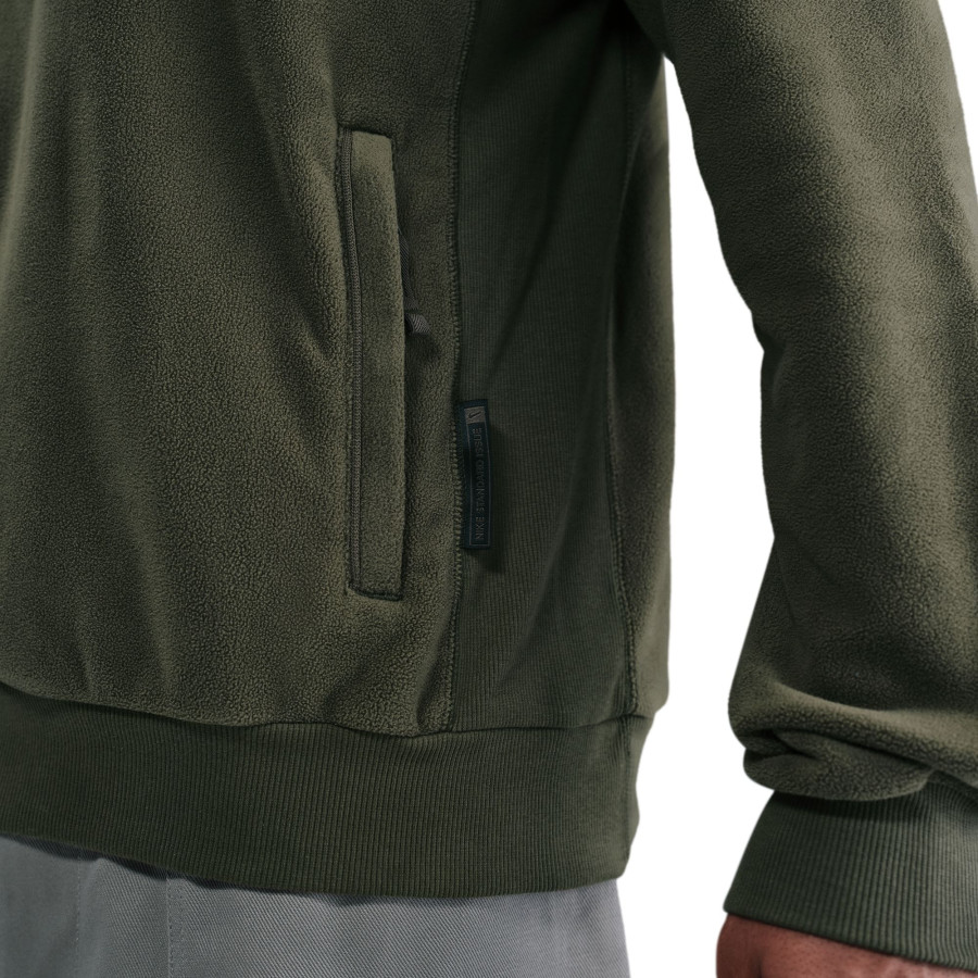 Sweat zippé PSG Therma-Fit polaire vert