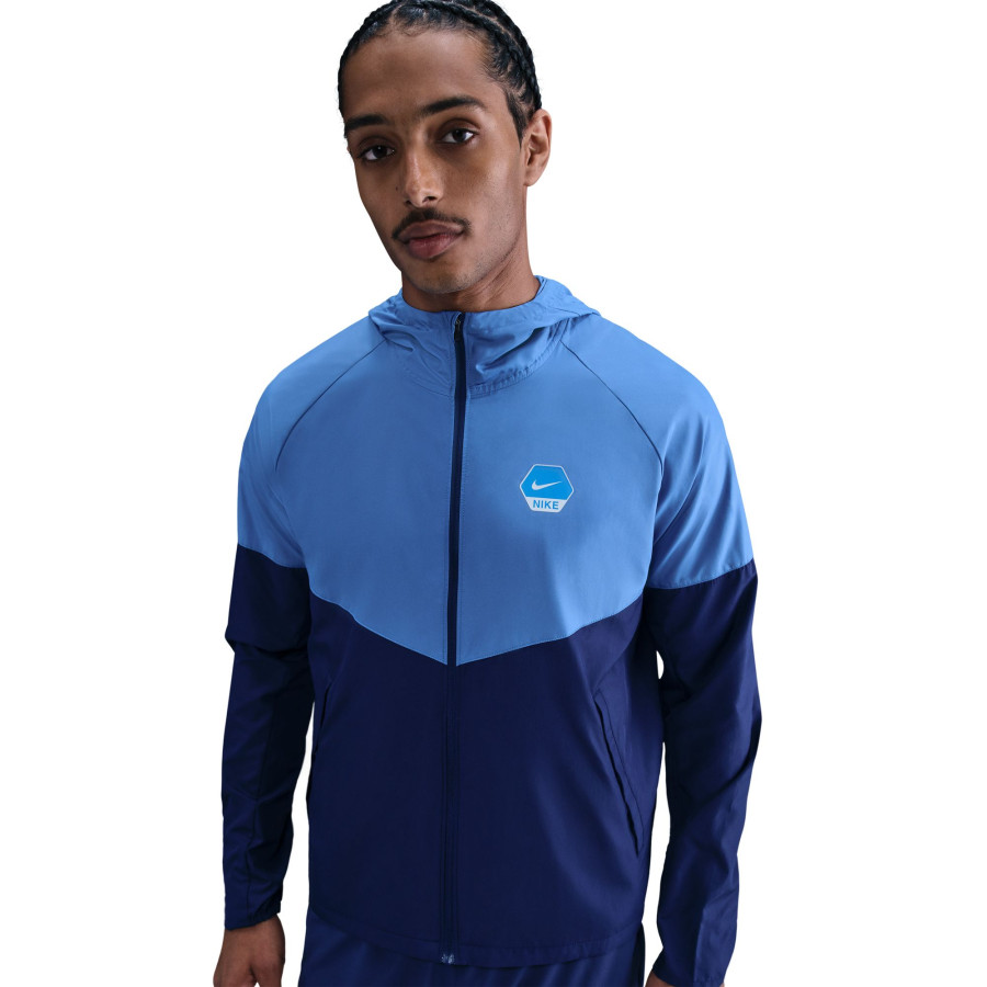 Coupe-vent Nike Run bleu