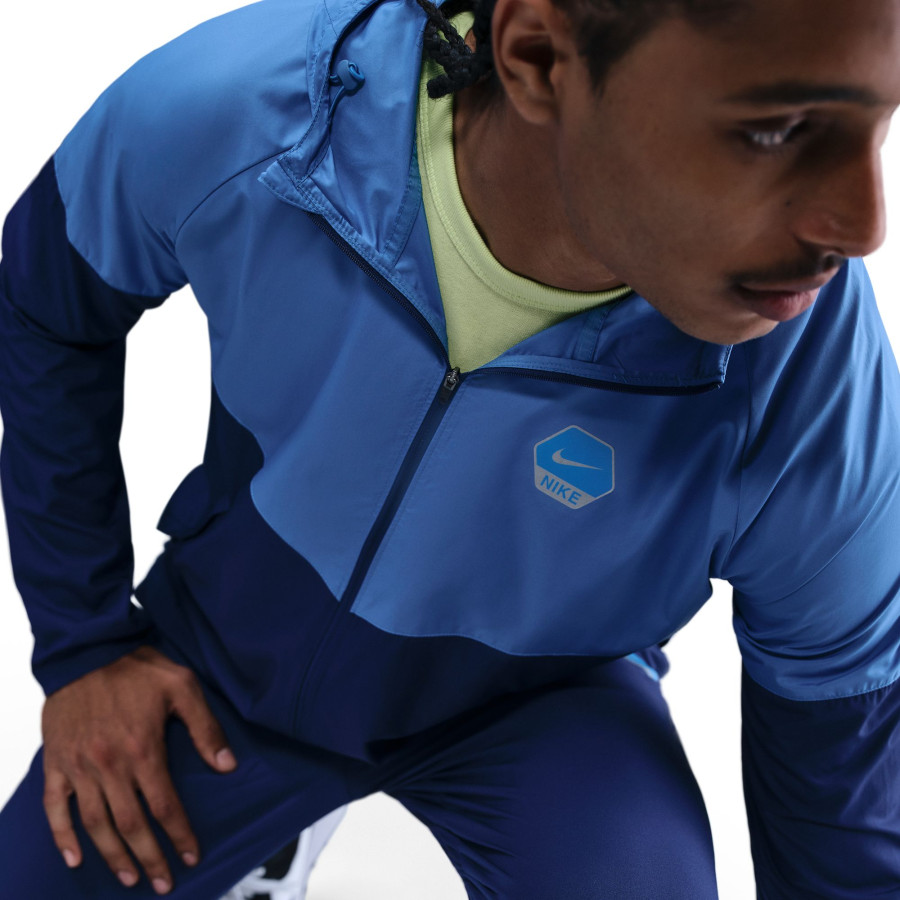 Coupe-vent Nike Run bleu