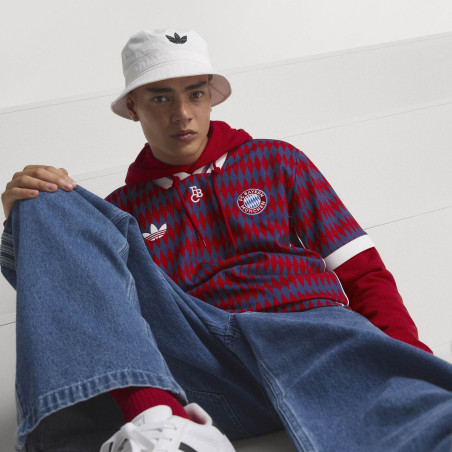 Maillot Bayern Munich Lifestyle bleu rouge