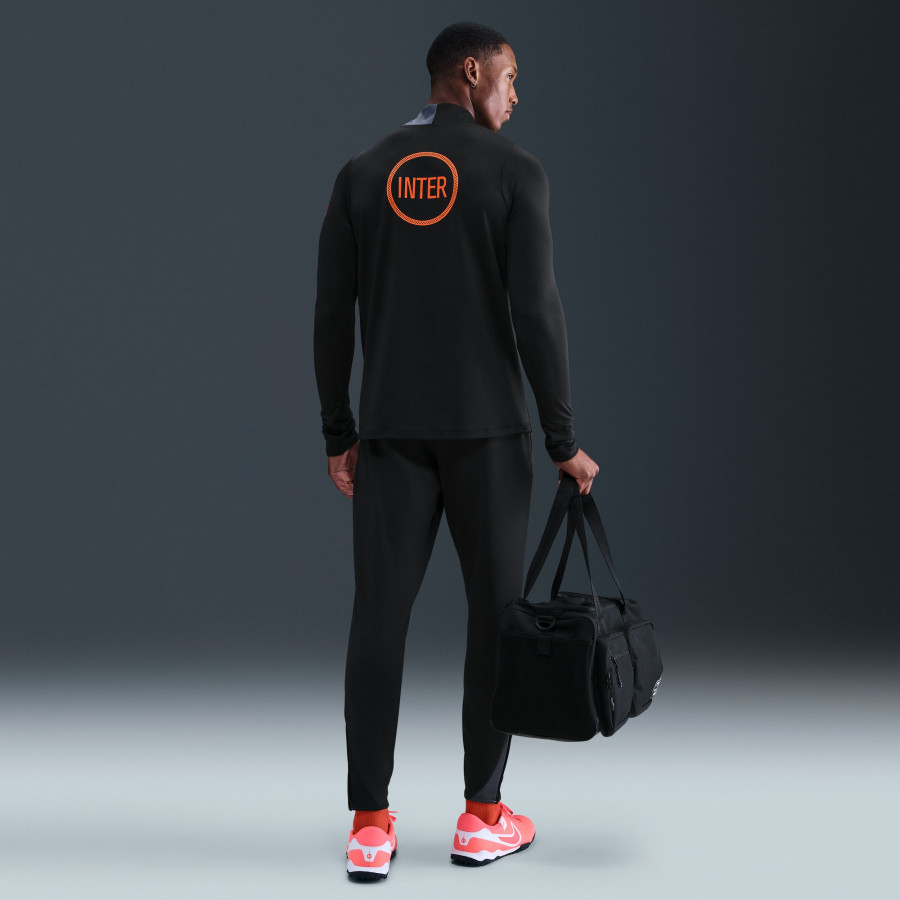 Sweat zippé Inter Milan Strike gris orange