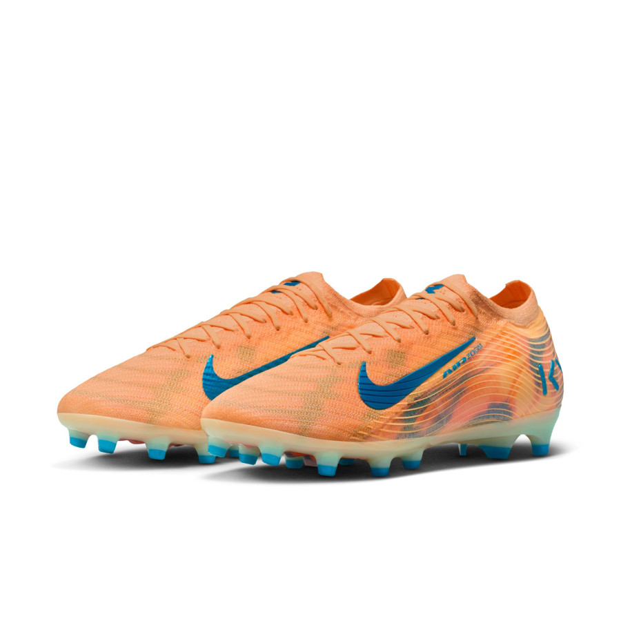 Nike Air Zoom Mercurial Vapor 16 Elite Mbappé AG-Pro orange bleu