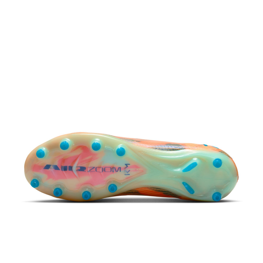 Nike Air Zoom Mercurial Vapor 16 Elite Mbappé AG-Pro orange bleu