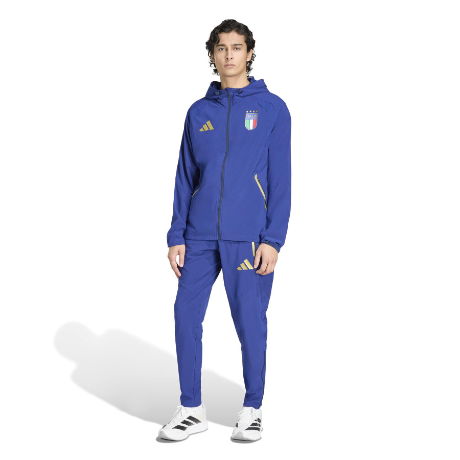 Veste survêtement Italie FZ bleu