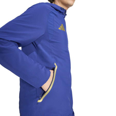Veste survêtement Italie FZ bleu