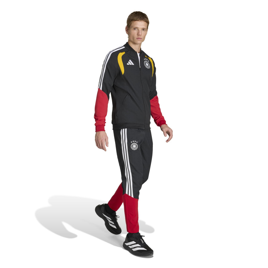 Pantalon survêtement Allemagne woven noir rouge