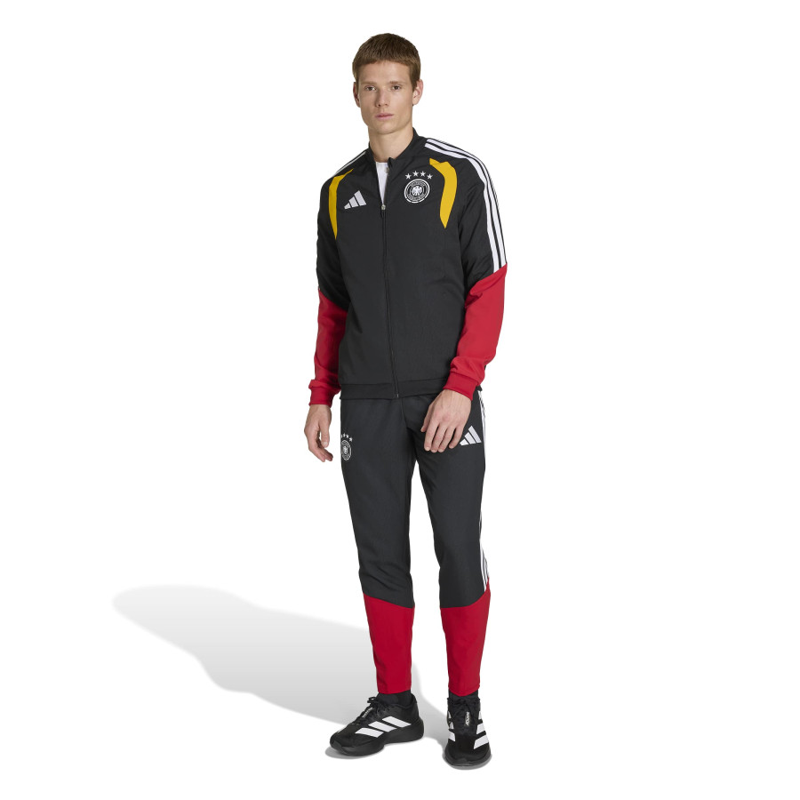 Pantalon survêtement Allemagne woven noir rouge