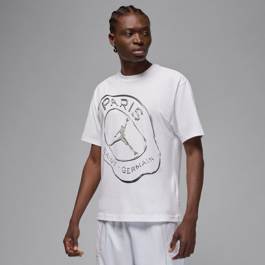 T-shirt PSG blanc gris