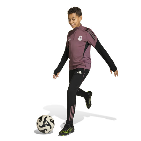 Sweat zippé junior Real Madrid rose noir