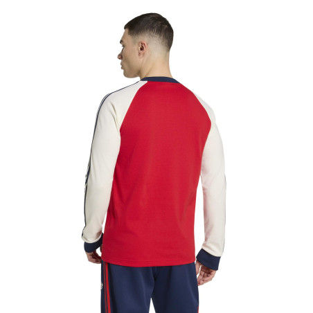 Maillot manches longues Arsenal Originals rouge blanc